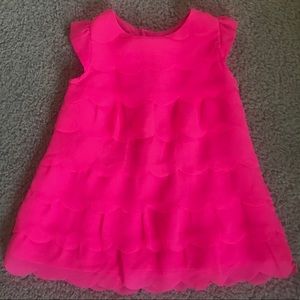Neon Pink Baby Girl Dress